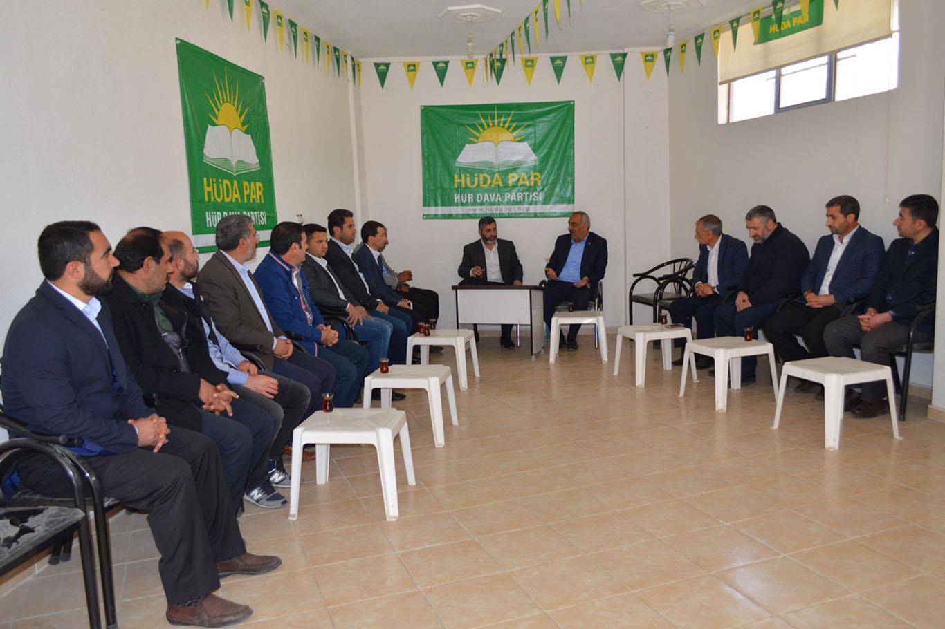 Hilvan Belediye Başkanından HÜDA PAR’a ziyaret Hilvan Belediye Başkanından HÜDA PAR’a ziyaret